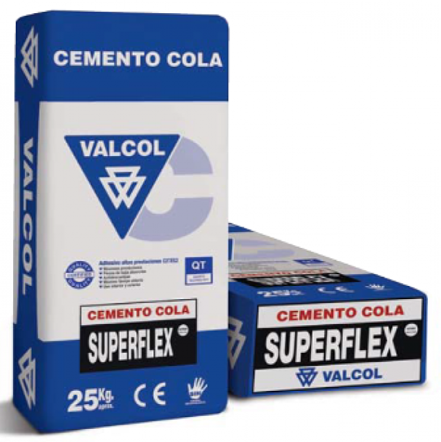 Cemento cola Super Flex saco de 25kg